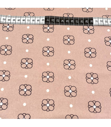 Bomull Musselin Med Blomster