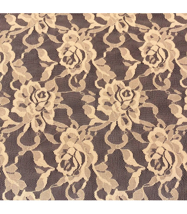 Blomstret Blonde Med Stretch