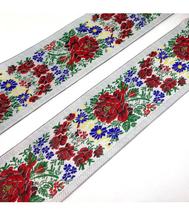 Broderibånd Roser bred
