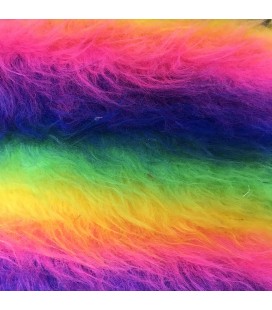 Langhåret Rainbow Pels