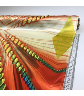 Silkedamask med mønster