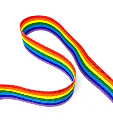Regnbuebånd Smal