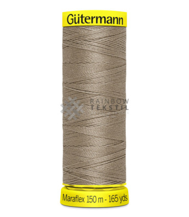 Maraflex Elastisk Sytråd-199-MørkBeige