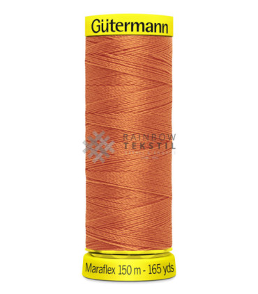 Maraflex Elastisk Sytråd-982-RustOransje