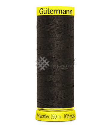 Maraflex Elastisk Sytråd-697-MørkBrun