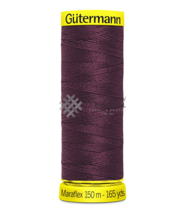 Maraflex Elastisk Sytråd-369-Vinrød