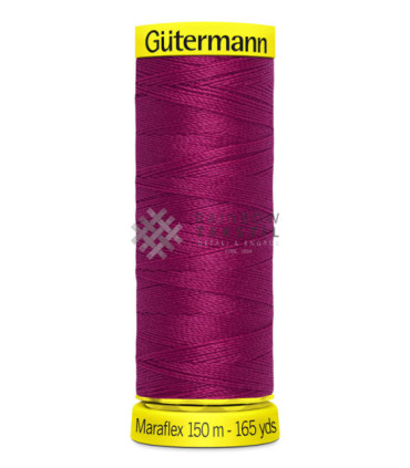 Maraflex Elastisk Sytråd-384-DypRød