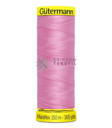 Maraflex Elastisk Sytråd-663-SterkRosa