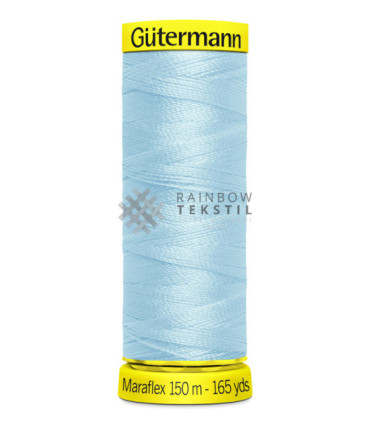 Maraflex Elastisk Sytråd-195-LysBlåTurkis