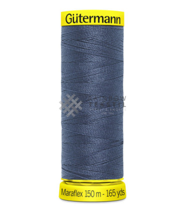 Maraflex Elastisk Sytråd-112-MarineBlå