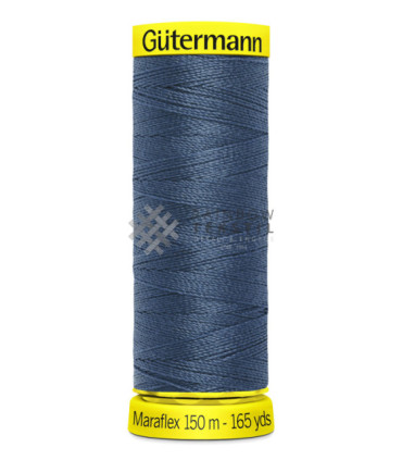Maraflex Elastisk Sytråd-435-JeansBlå