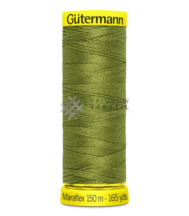 Maraflex Elastisk Sytråd-582-MørkmoseGrønn