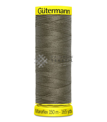 Maraflex Elastisk Sytråd-676-GrønnBrun