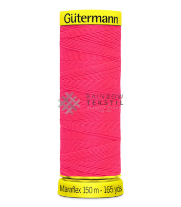 Maraflex Elastisk Sytråd-3837-NeonRosa
