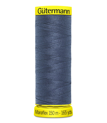Maraflex Elastisk Sytråd-112-JeansBlå