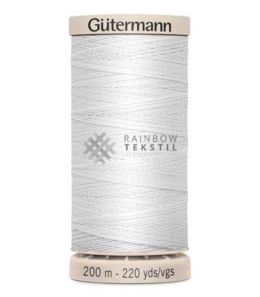 Quiltetråd Vokset-5709-Hvit