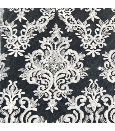 Blonde Ornament med paljetter