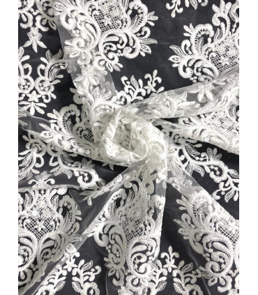 Blonde Ornament med paljetter